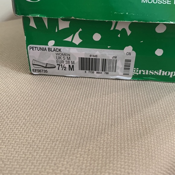 Grasshoppers Ortholite Petunia Black Wedge - Picture 7 of 7